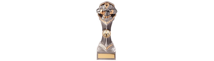 FALCON MARTIAL ARTS TROPHY - 4 SIZES - 14CM - 24CM FALCON MARTIAL ARTS TROPHY - 4 SIZES - 14CM - 24CM